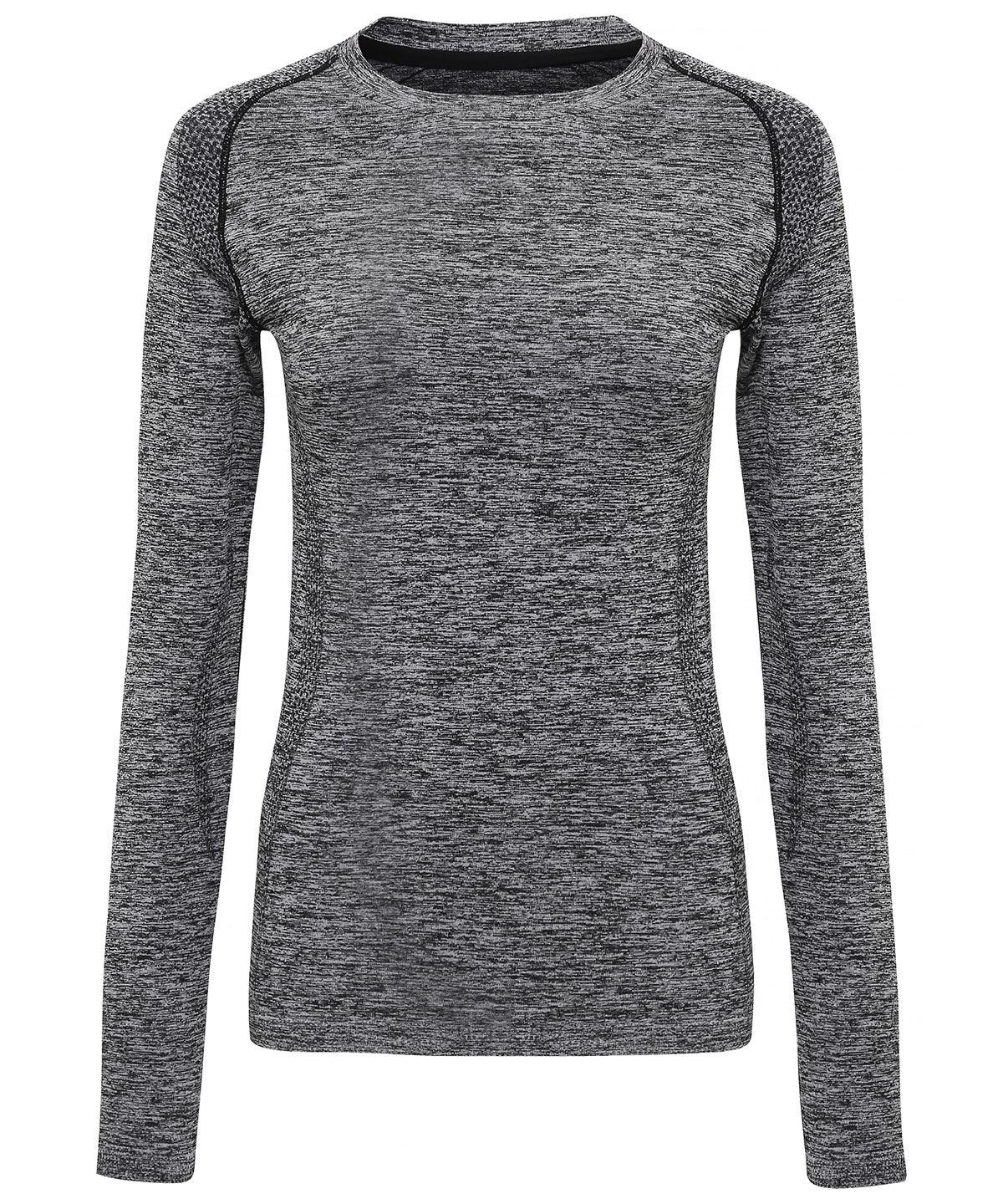Charcoal - Women's TriDri® seamless '3D fit' multi-sport performance long sleeve top T-Shirts TriDri® Activewear & Performance, Exclusives, Outdoor Sports, Sports & Leisure, T-Shirts & Vests, Women's Fashion Schoolwear Centres