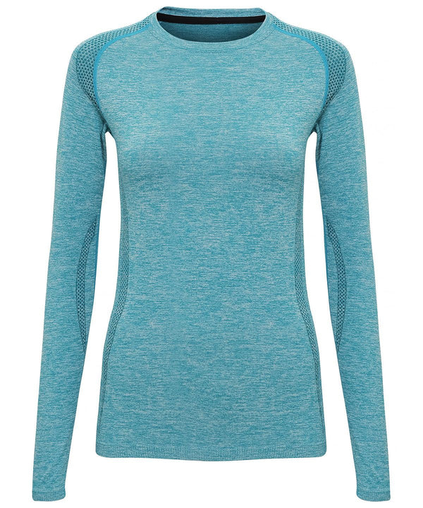Turquoise - Women's TriDri® seamless '3D fit' multi-sport performance long sleeve top T-Shirts TriDri® Activewear & Performance, Exclusives, Outdoor Sports, Sports & Leisure, T-Shirts & Vests, Women's Fashion Schoolwear Centres