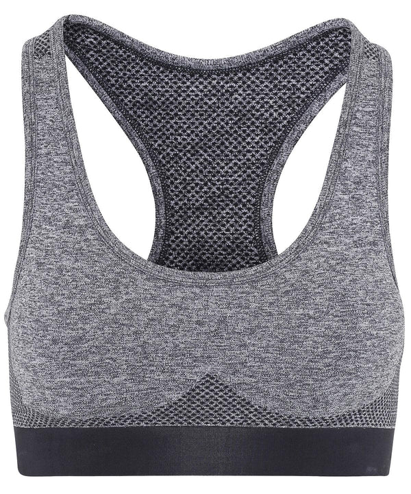 Charcoal - TriDri® seamless '3D fit' multi-sport sculpt bra Bras TriDri® Activewear & Performance, Athleisurewear, Back to Fitness, Back to the Gym, Co-ords, Exclusives, Gymwear, Lounge & Underwear, Must Haves, New Colours For 2022, Rebrandable Schoolwear Centres