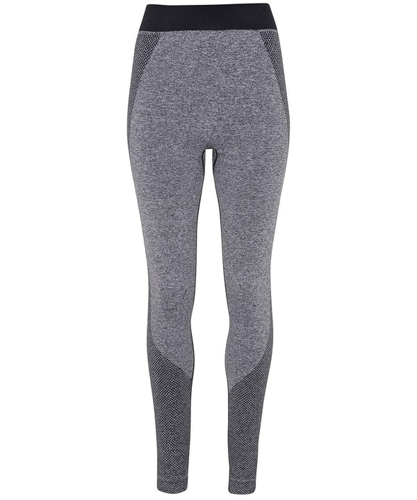Charcoal - Women's TriDri® seamless '3D fit' multi-sport sculpt leggings Leggings TriDri® Activewear & Performance, Athleisurewear, Back to Fitness, Back to the Gym, Co-ords, Exclusives, Fashion Leggings, Leggings, Must Haves, Rebrandable, Sports & Leisure, Trousers & Shorts Schoolwear Centres