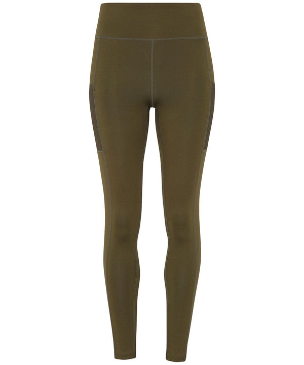 Olive - Women's TriDri® performance compression leggings Leggings TriDri® Athleisurewear, Back to Fitness, Exclusives, Fashion Leggings, Leggings, Must Haves, On-Trend Activewear, Rebrandable, Sports & Leisure, Trousers & Shorts Schoolwear Centres
