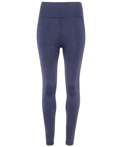Indigo Denim - Women's TriDri® seamless '3D fit' multi-sport denim look leggings Leggings TriDri® Athleisurewear, Back to Fitness, Co-ords, Exclusives, Leggings, Must Haves, On-Trend Activewear, Rebrandable, Trousers & Shorts Schoolwear Centres