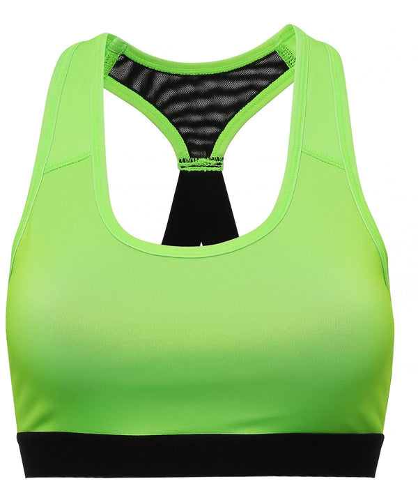 Lightning Green - TriDri® performance sports bra (medium impact) Bras TriDri® Activewear & Performance, Back to the Gym, Exclusives, Lounge & Underwear, Sports & Leisure, Women's Fashion Schoolwear Centres