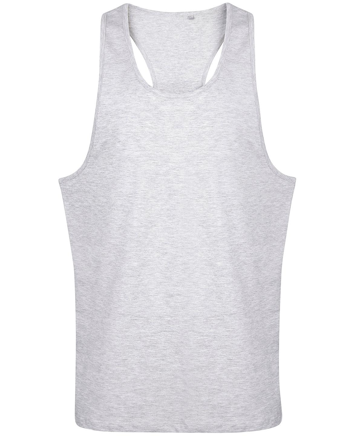 Heather Grey - Tanx vest top Vests Last Chance to Buy Raladeal - High Stock, Rebrandable, T-Shirts & Vests Schoolwear Centres