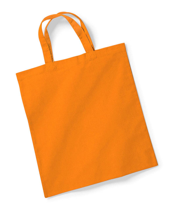 Orange - Bag for life - short handles Bags Westford Mill Bags & Luggage, Raladeal - High Stock Schoolwear Centres