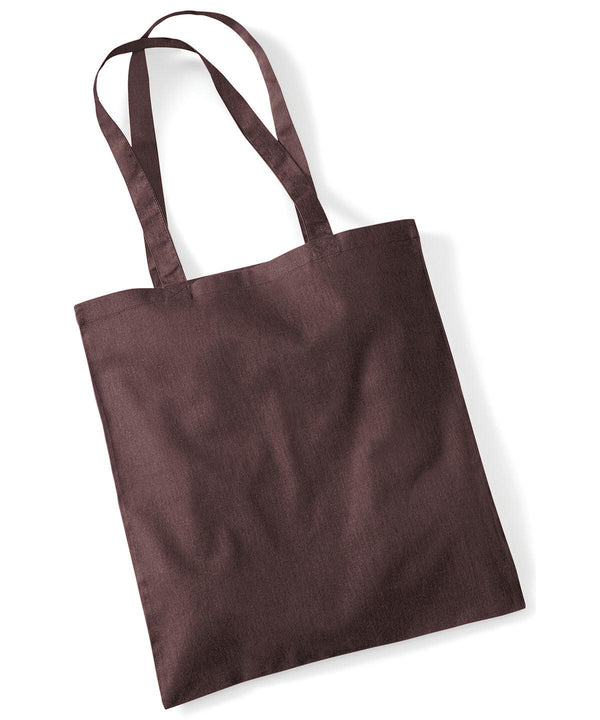 Chocolate - Bag for life - long handles Bags Westford Mill Bags & Luggage, Crafting, Must Haves, Rebrandable Schoolwear Centres