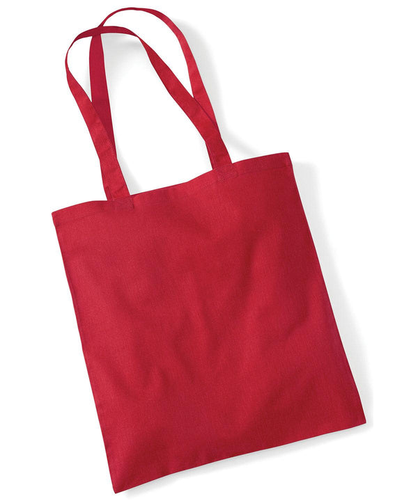 Classic Red - Bag for life - long handles Bags Westford Mill Bags & Luggage, Crafting, Must Haves, Rebrandable Schoolwear Centres