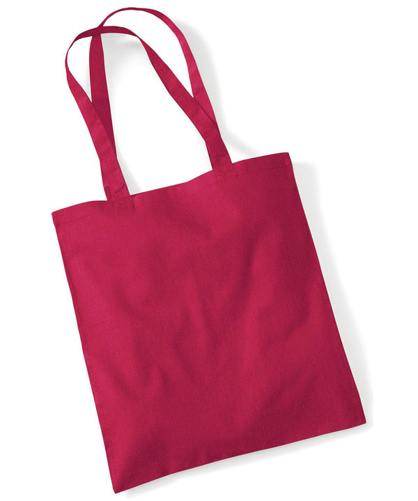 Cranberry - Bag for life - long handles Bags Westford Mill Bags & Luggage, Crafting, Must Haves, Rebrandable Schoolwear Centres