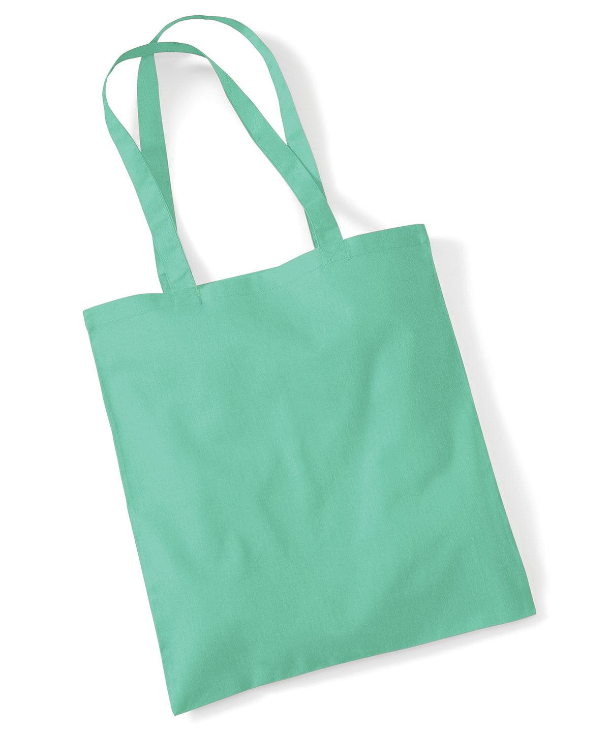 Mint - Bag for life - long handles Bags Westford Mill Bags & Luggage, Crafting, Must Haves, Rebrandable Schoolwear Centres