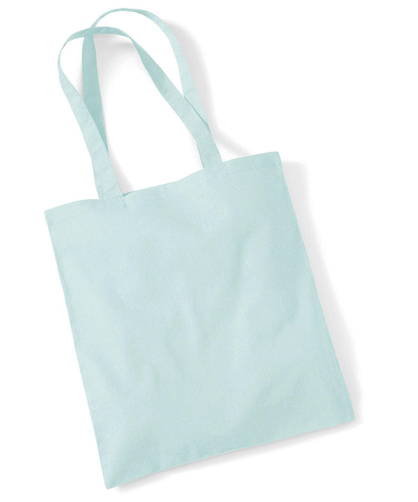 Pastel MInt - Bag for life - long handles Bags Westford Mill Bags & Luggage, Crafting, Must Haves, Rebrandable Schoolwear Centres