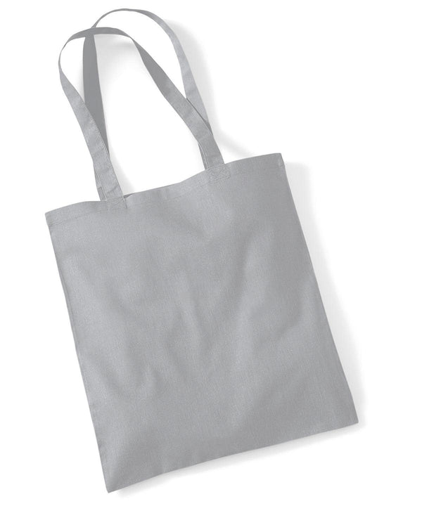Pure Grey - Bag for life - long handles Bags Westford Mill Bags & Luggage, Crafting, Must Haves, Rebrandable Schoolwear Centres