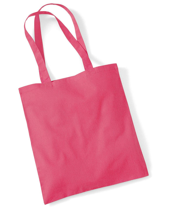 Raspberry Pink - Bag for life - long handles Bags Westford Mill Bags & Luggage, Crafting, Must Haves, Rebrandable Schoolwear Centres