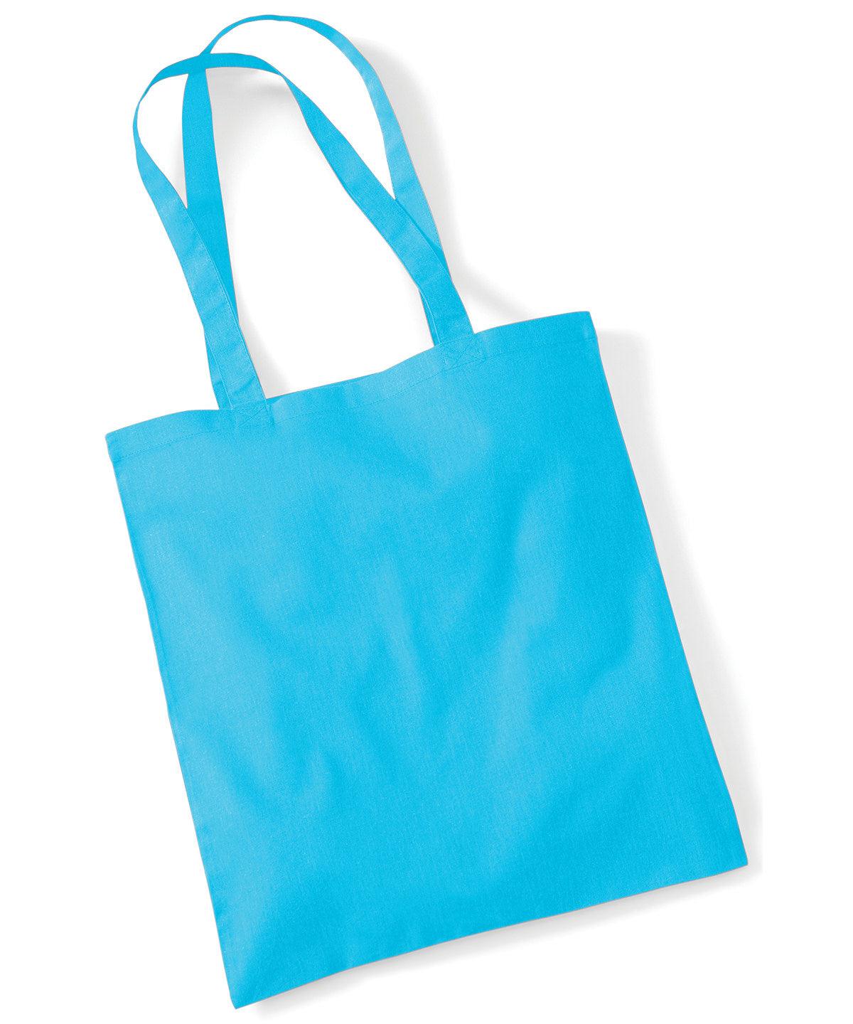 Surf Blue - Bag for life - long handles Bags Westford Mill Bags & Luggage, Crafting, Must Haves, Rebrandable Schoolwear Centres