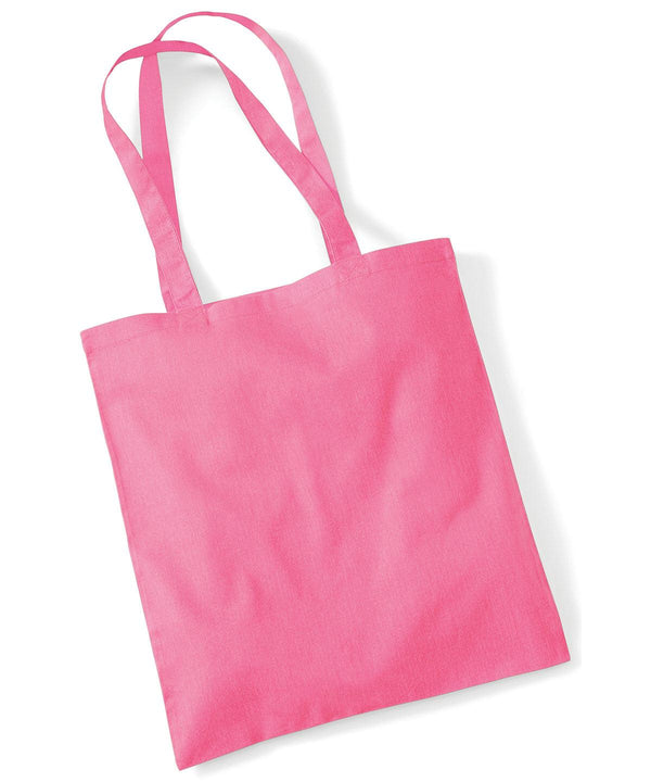 True Pink - Bag for life - long handles Bags Westford Mill Bags & Luggage, Crafting, Must Haves, Rebrandable Schoolwear Centres