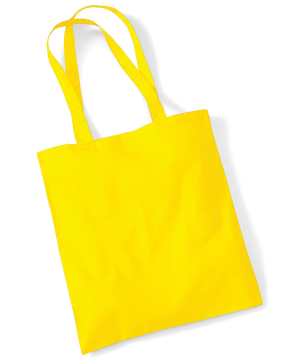 Yellow - Bag for life - long handles Bags Westford Mill Bags & Luggage, Crafting, Must Haves, Rebrandable Schoolwear Centres