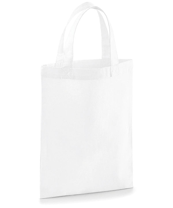 White - Cotton party bag for life Bags Westford Mill Bags & Luggage Schoolwear Centres