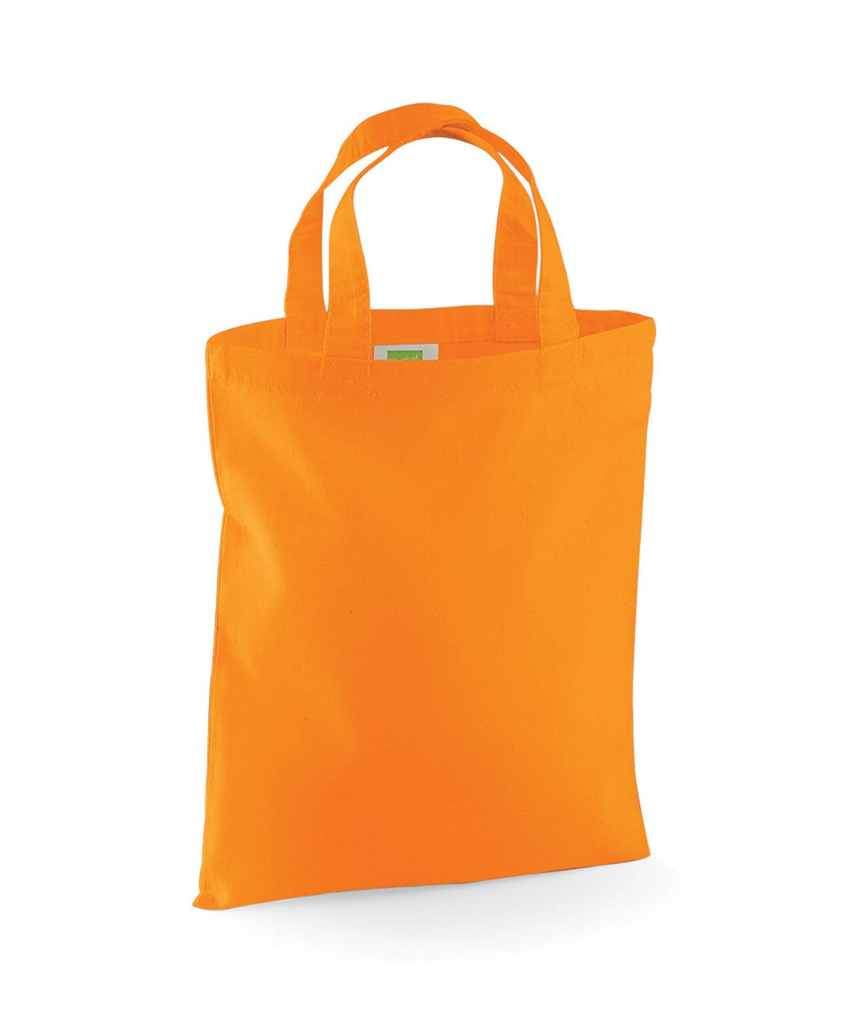 Orange - Mini bag for life Bags Westford Mill Bags & Luggage Schoolwear Centres