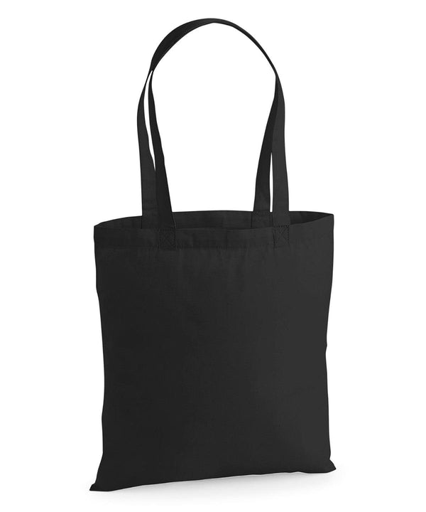 Black - Premium Cotton tote Bags Westford Mill Bags & Luggage, Must Haves Schoolwear Centres