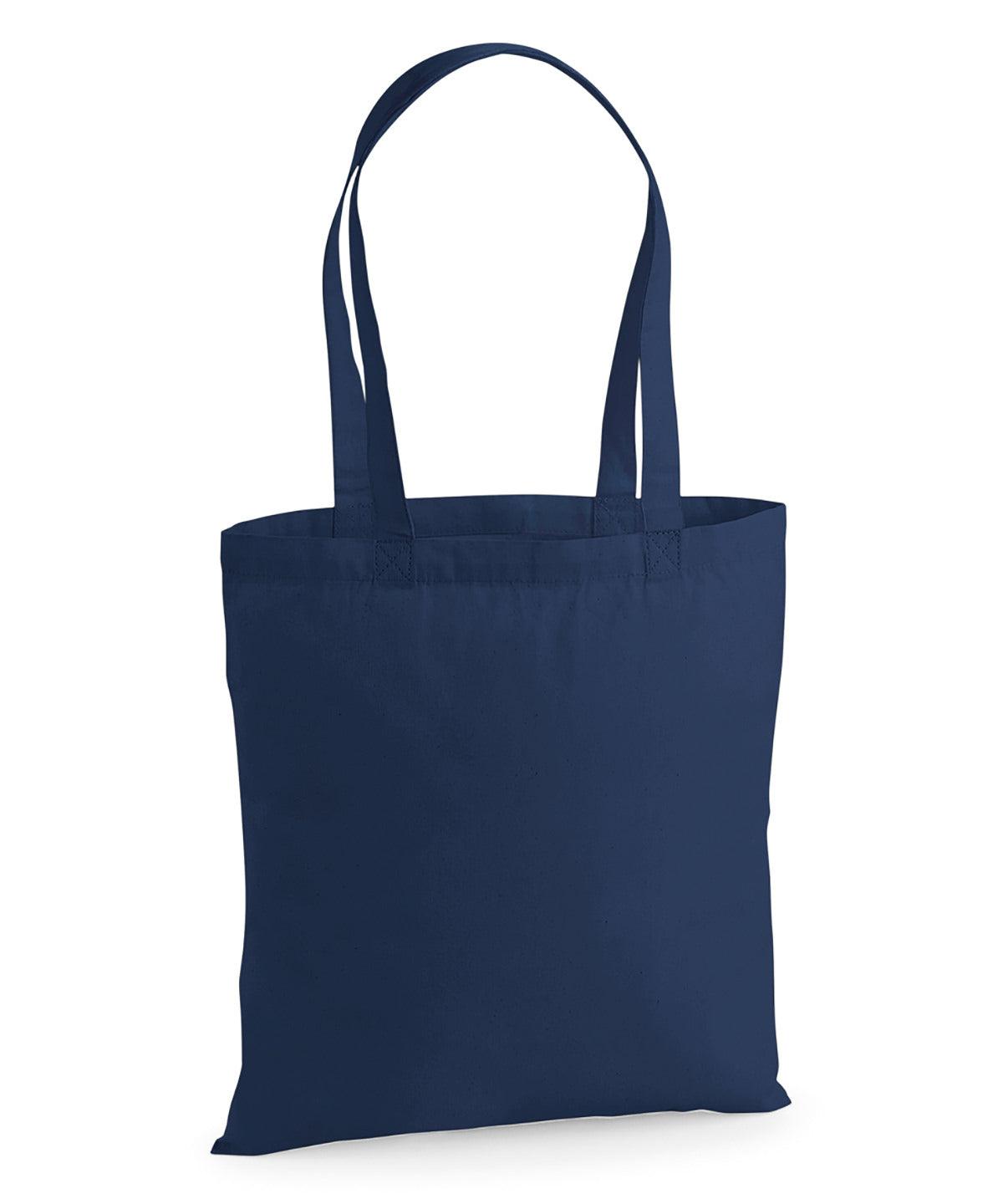 French Navy - Premium Cotton tote Bags Westford Mill Bags & Luggage, Must Haves Schoolwear Centres