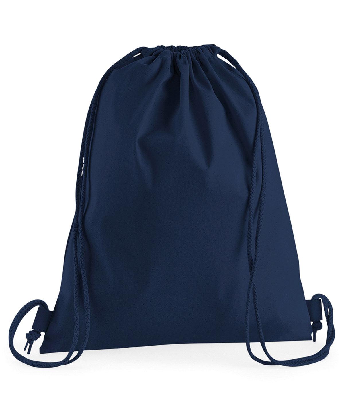 French Navy - Premium cotton gymsac Bags Westford Mill Bags & Luggage Schoolwear Centres