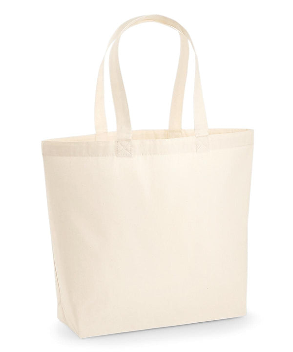 Natural - Premium cotton maxi tote Bags Westford Mill Bags & Luggage Schoolwear Centres