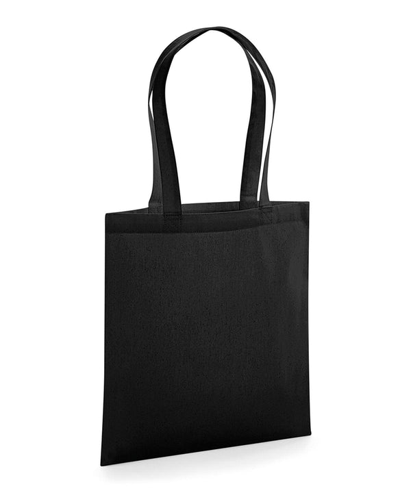 Black - Organic premium cotton tote Bags Westford Mill Bags & Luggage, Must Haves, Organic & Conscious Schoolwear Centres