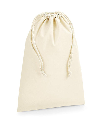 Natural - Organic premium cotton stuff bag Bags Westford Mill Bags & Luggage, Organic & Conscious Schoolwear Centres
