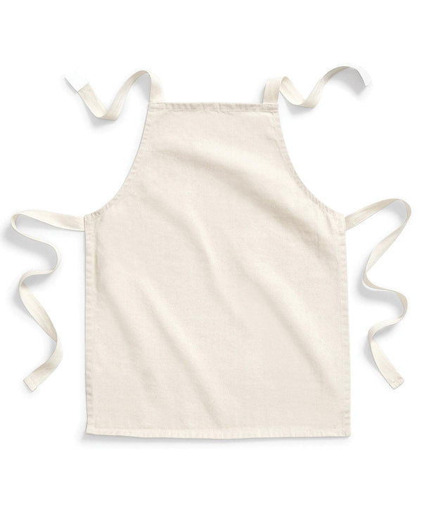 Natural - Fairtrade cotton junior craft apron Aprons Westford Mill Aprons & Service, Junior, New Colours For 2022, Organic & Conscious, Workwear Schoolwear Centres