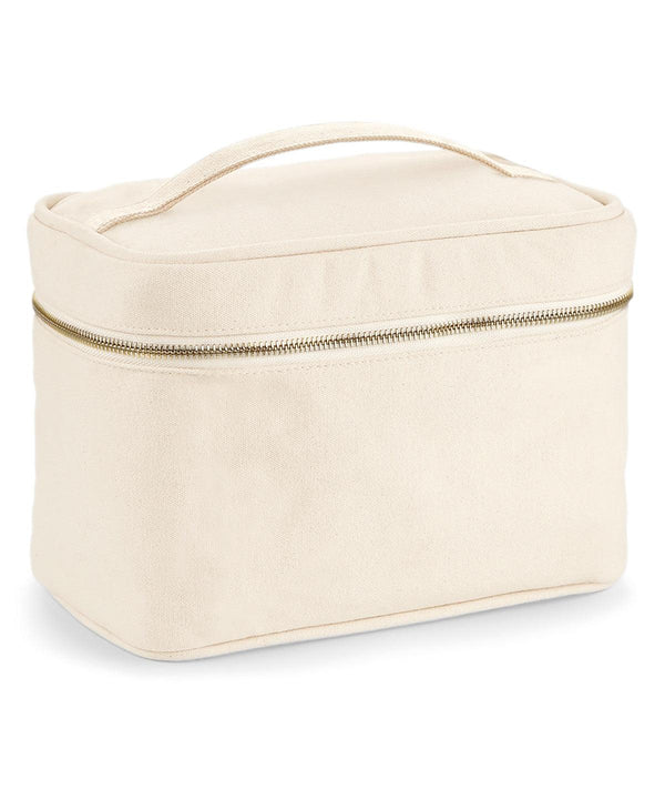Natural - Canvas vanity case Bags Westford Mill Bags & Luggage, Gifting & Accessories Schoolwear Centres