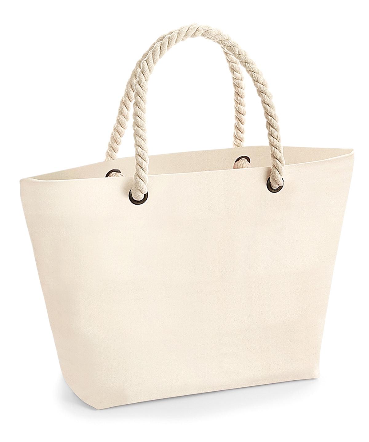 Natural - Nautical beach bag Bags Westford Mill Bags & Luggage, Holiday Season, Summer Accessories Schoolwear Centres