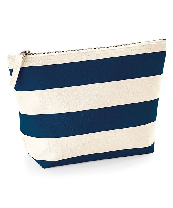 Natural/Navy - Nautical accessory bag Bags Westford Mill Bags & Luggage, Holiday Season Schoolwear Centres