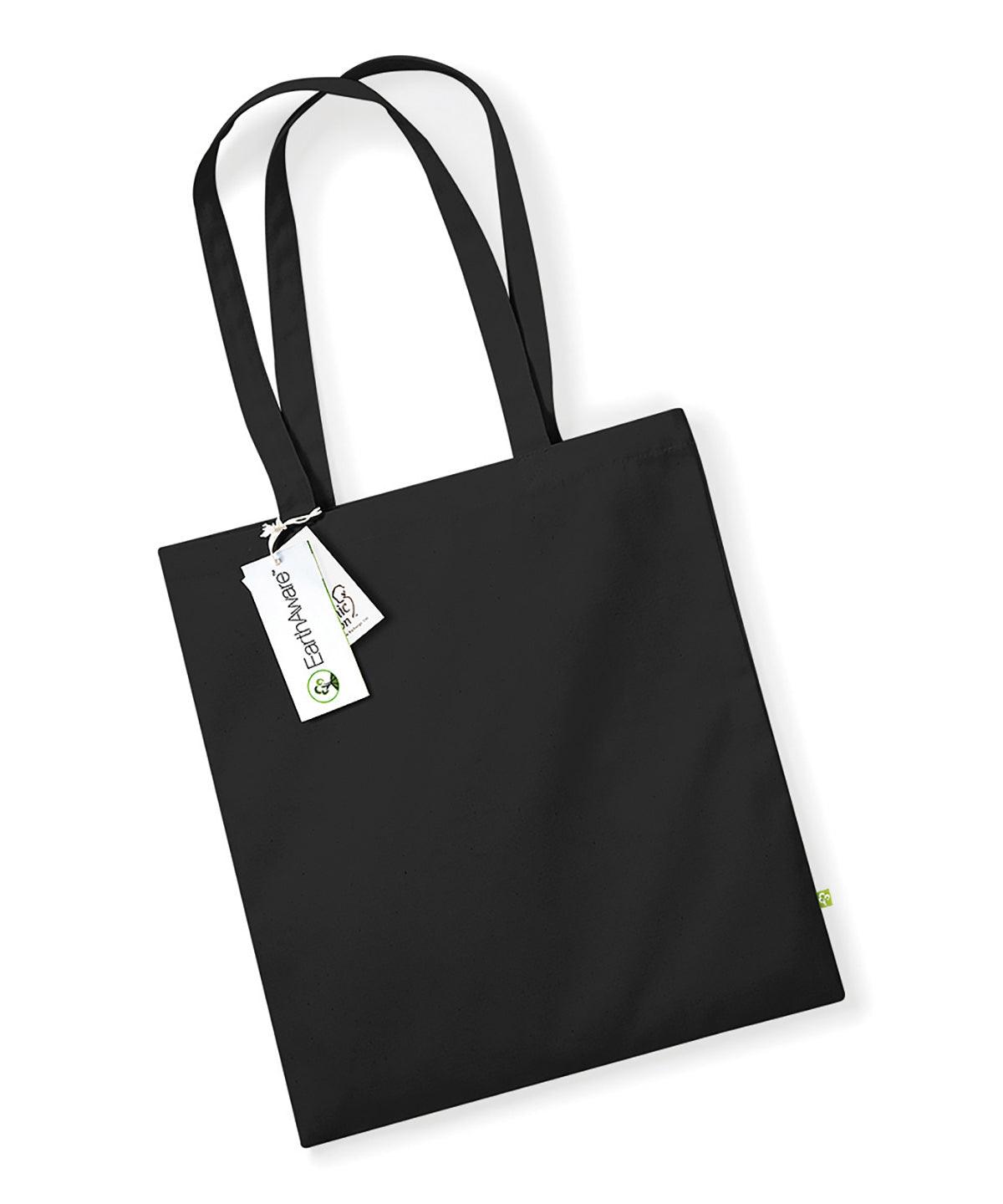 Black - EarthAware® organic bag for life Bags Westford Mill Bags & Luggage, Must Haves, Organic & Conscious Schoolwear Centres