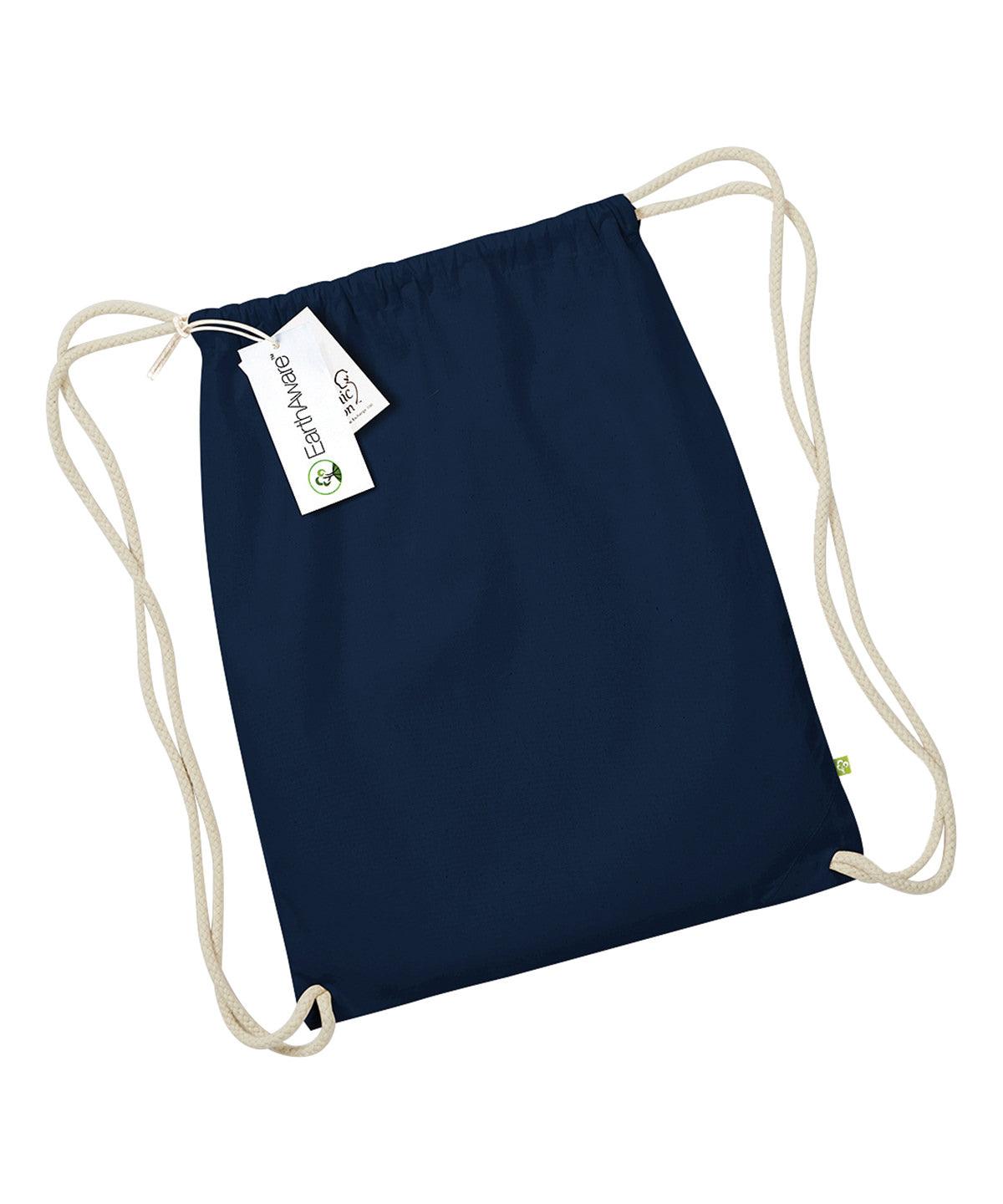 French Navy - EarthAware® organic gymsac Bags Westford Mill Bags & Luggage, New Colours For 2022, Organic & Conscious Schoolwear Centres