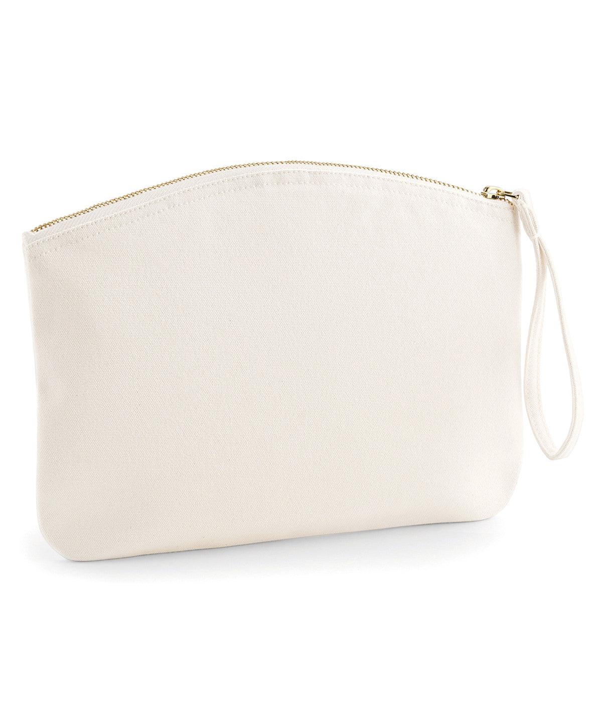 Natural - EarthAware® organic spring wristlet Bags Westford Mill Bags & Luggage, Organic & Conscious, Raladeal - High Stock Schoolwear Centres