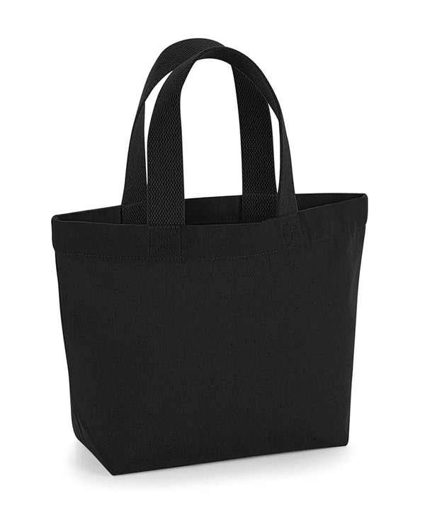 Black - EarthAware® organic marina mini tote Bags Westford Mill Bags & Luggage, Organic & Conscious Schoolwear Centres