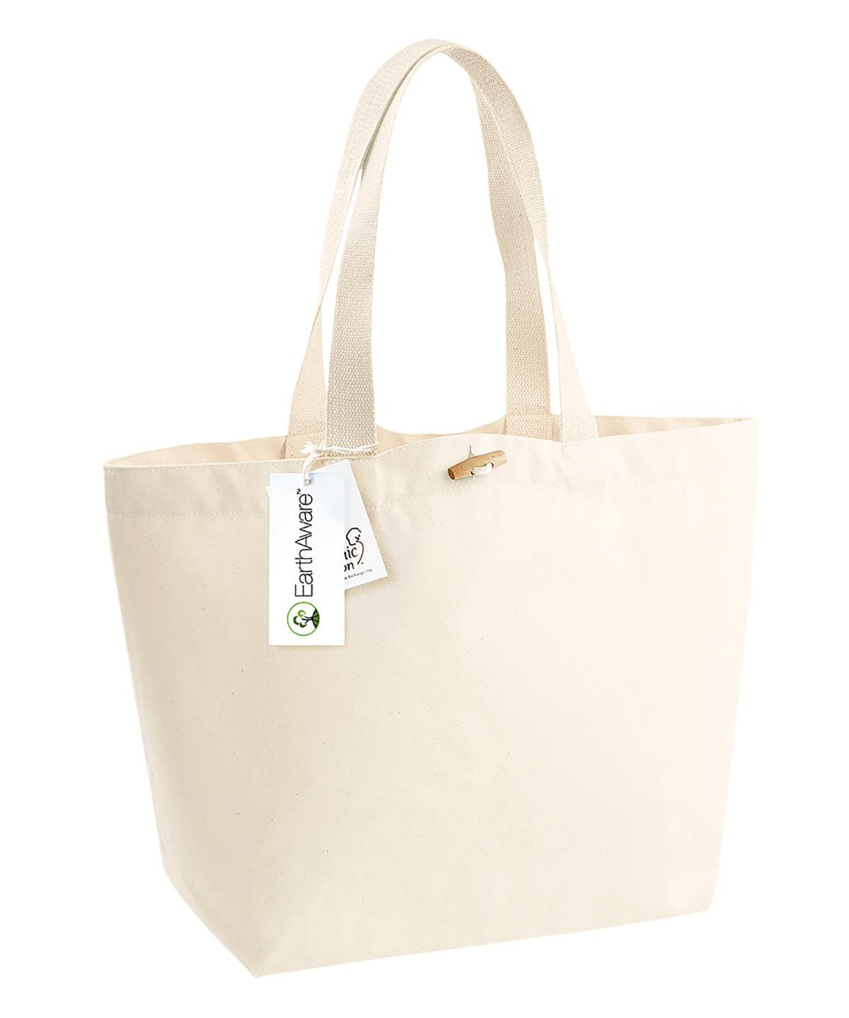 Natural - EarthAware® organic marina tote Bags Westford Mill Bags & Luggage, Holiday Season, Organic & Conscious Schoolwear Centres