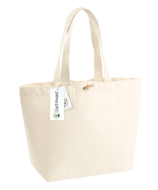 Natural - EarthAware® organic marina tote Bags Westford Mill Bags & Luggage, Holiday Season, Organic & Conscious Schoolwear Centres