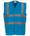Sapphire - Hi-vis 2-band-and-braces waistcoat (HVW100) Safety Vests Yoko Must Haves, Personal Protection, Plus Sizes, Safety Essentials, Safetywear, Workwear Schoolwear Centres
