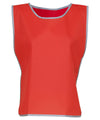 Red - Hi-vis reflective border tabard (HVJ259) Tabards Yoko Must Haves, Safety Essentials, Safetywear, Workwear Schoolwear Centres