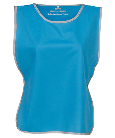 Sapphire - Hi-vis reflective border tabard (HVJ259) Tabards Yoko Must Haves, Safety Essentials, Safetywear, Workwear Schoolwear Centres