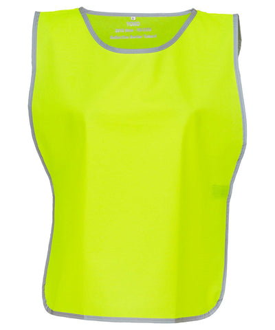 Yellow - Hi-vis reflective border tabard (HVJ259) Tabards Yoko Must Haves, Safety Essentials, Safetywear, Workwear Schoolwear Centres