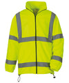Yellow - Hi-vis heavyweight fleece jacket (HVK08) Body Warmers Yoko Jackets & Coats, Jackets - Fleece, Must Haves, Plus Sizes, Safetywear, Workwear Schoolwear Centres
