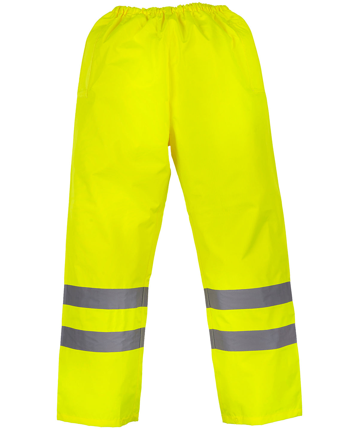 Yellow - Hi-vis waterproof overtrousers (HVS461) Trousers Yoko Must Haves, Plus Sizes, Safetywear, Workwear Schoolwear Centres