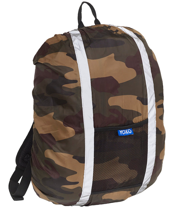 Camouflage - Hi-vis rucksack cover (HVW068) Bags Yoko Bags & Luggage, Camo, Safetywear, Workwear Schoolwear Centres