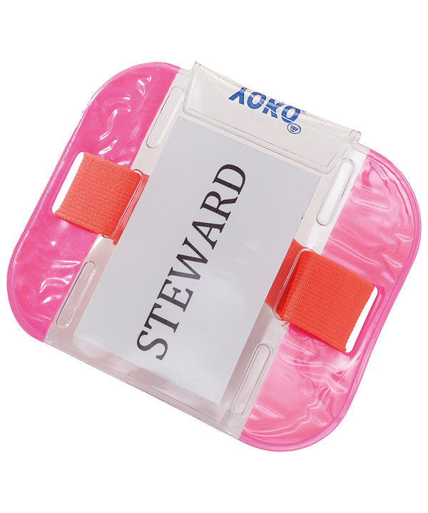 Fluorescent Pink - ID armbands (ID03) Armbands Yoko Safetywear, Workwear Schoolwear Centres