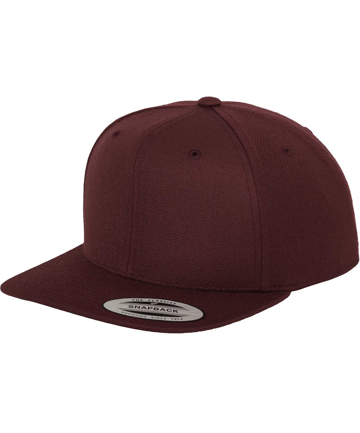 Maroon - The classic snapback (6089M) Caps Flexfit by Yupoong Headwear, Must Haves, New Colours for 2023, Rebrandable, Streetwear Schoolwear Centres