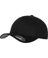 Black - Flexfit fitted baseball cap (6277) Caps Flexfit by Yupoong 2022 Spring Edit, Headwear, Must Haves, New Colours for 2023, Rebrandable, Summer Accessories Schoolwear Centres