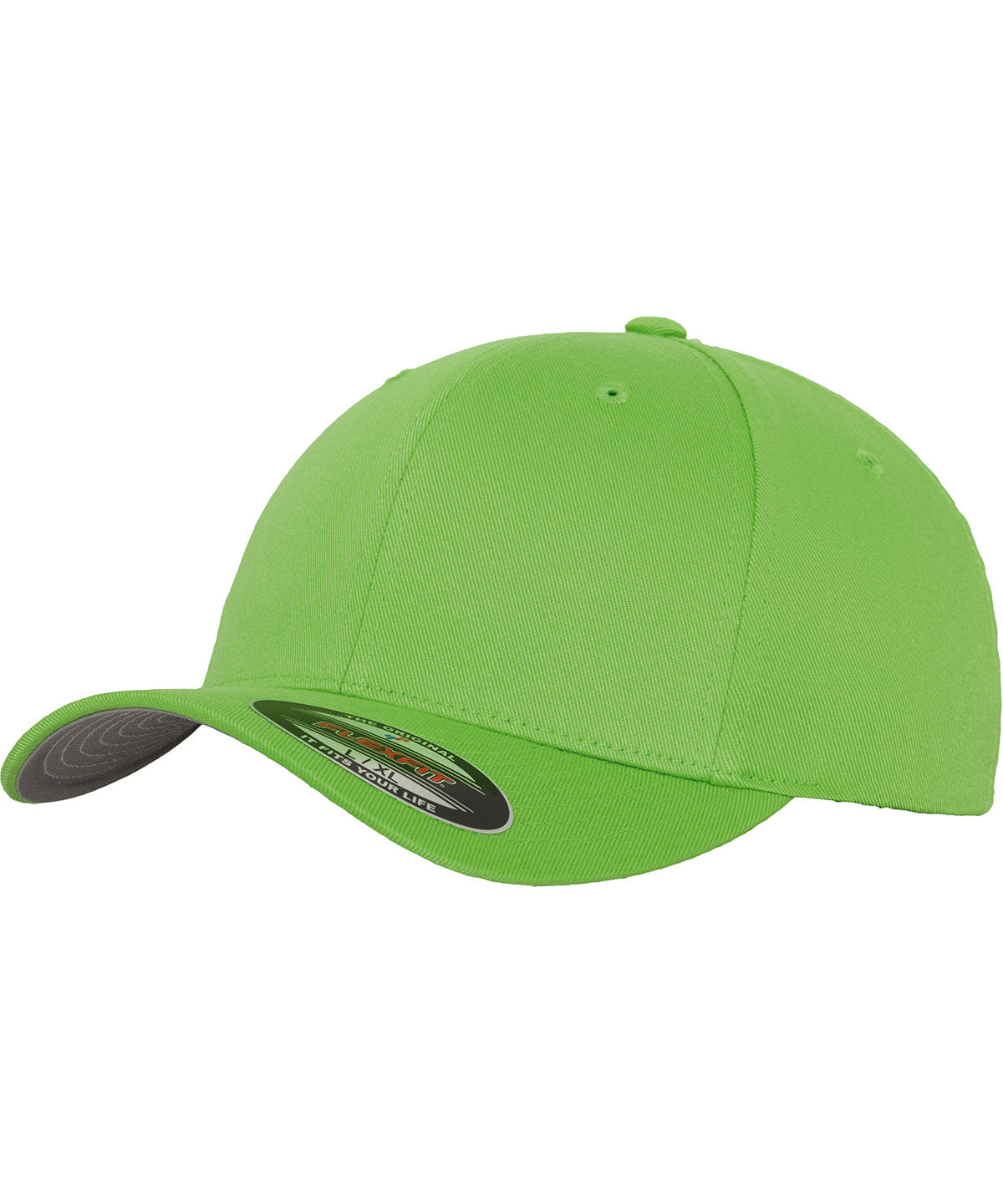Fresh Green - Flexfit fitted baseball cap (6277) Caps Flexfit by Yupoong 2022 Spring Edit, Headwear, Must Haves, New Colours for 2023, Rebrandable, Summer Accessories Schoolwear Centres