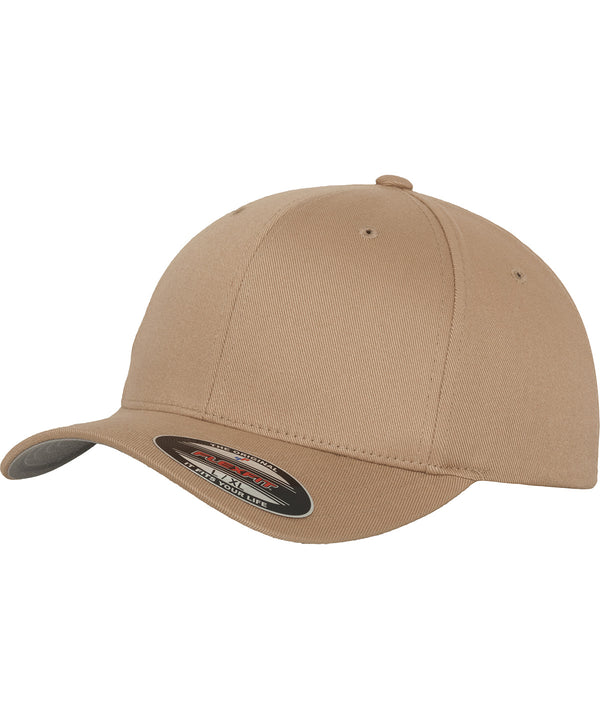 Khaki - Flexfit fitted baseball cap (6277) Caps Flexfit by Yupoong 2022 Spring Edit, Headwear, Must Haves, New Colours for 2023, Rebrandable, Summer Accessories Schoolwear Centres