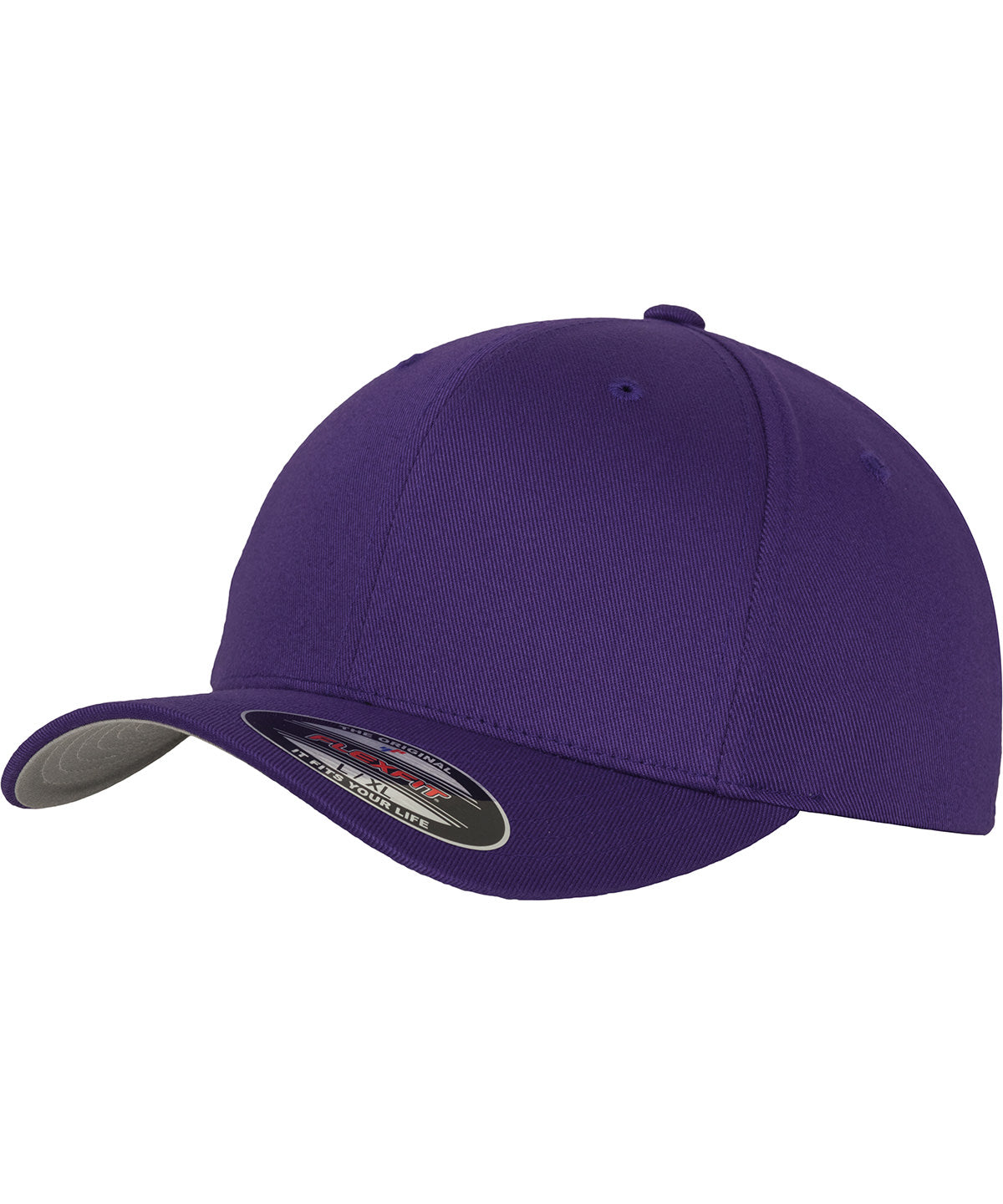 Purple - Flexfit fitted baseball cap (6277) Caps Flexfit by Yupoong 2022 Spring Edit, Headwear, Must Haves, New Colours for 2023, Rebrandable, Summer Accessories Schoolwear Centres